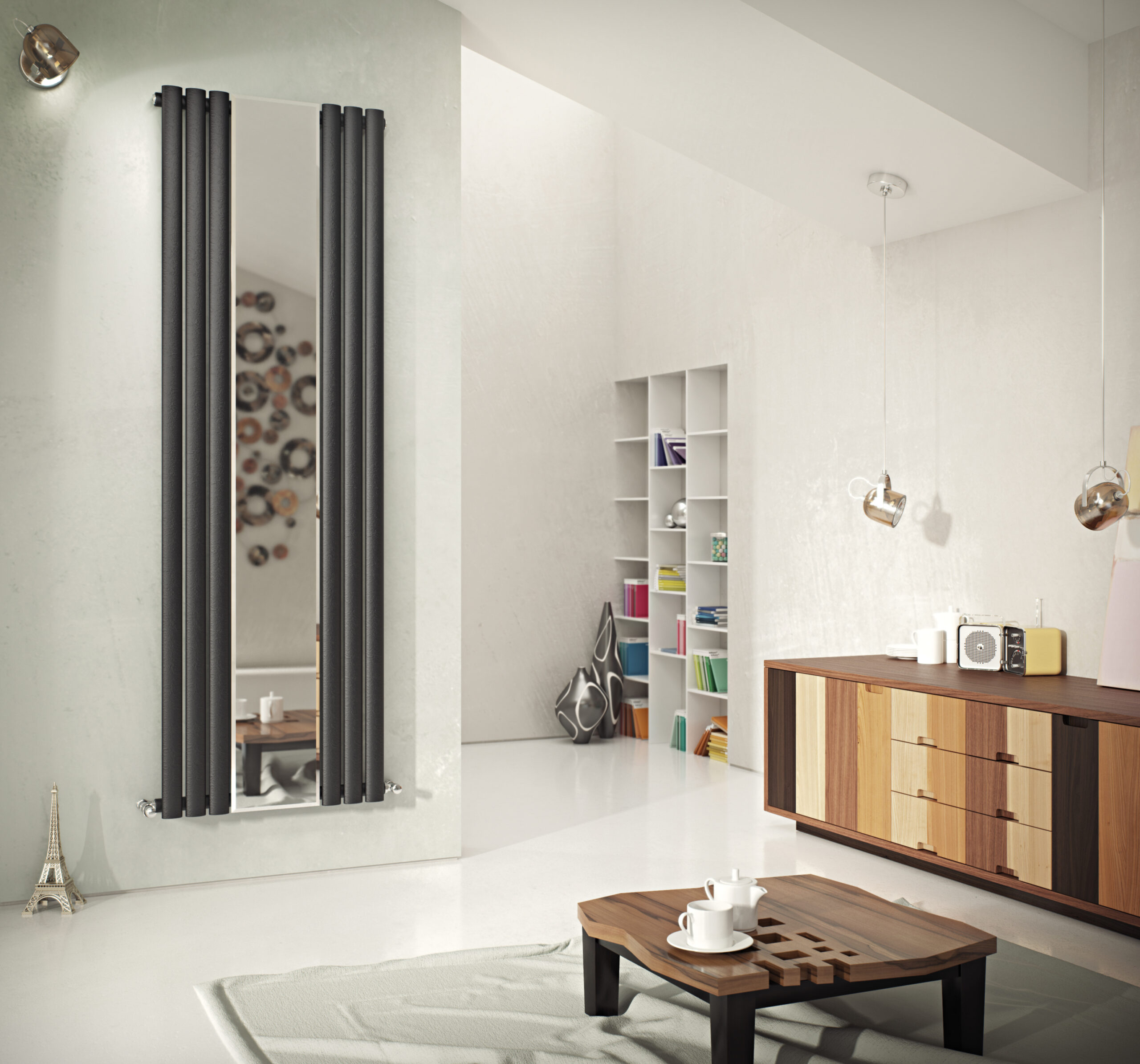 10 Designer Radiators That Make A Perfect Room 7 nova mirrored radiator