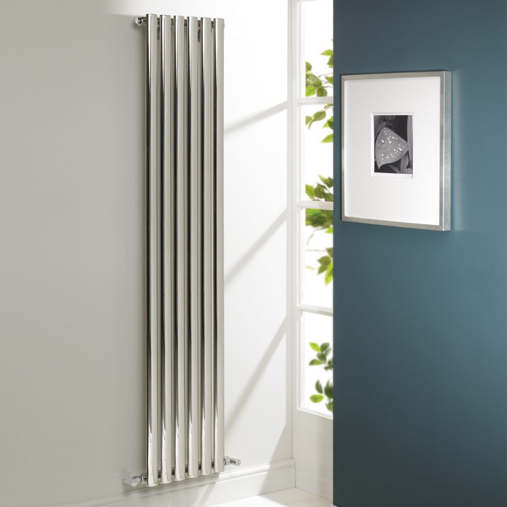 10 Designer Radiators That Make A Perfect Room 6 Aspen Vertical Single Designer Radiator in Stainless Steel
