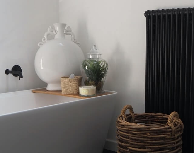 Minimalistic radiators design-black radiators