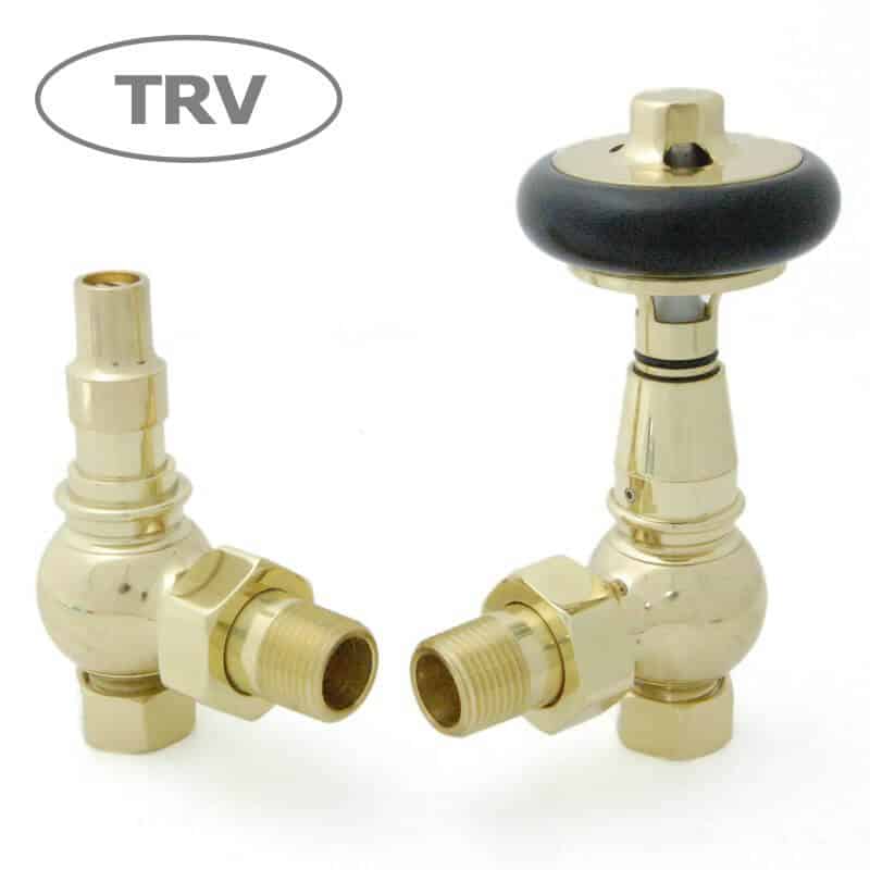AMB-B_800-1.jpg Amberley Thermostatic Radiator Valves - Polished Brass (Angled TRV)