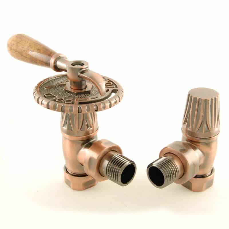 BEN-LEV-AC_800-1.jpg Bentley Lever Traditional Radiator Valve - Antique Copper (Manual)