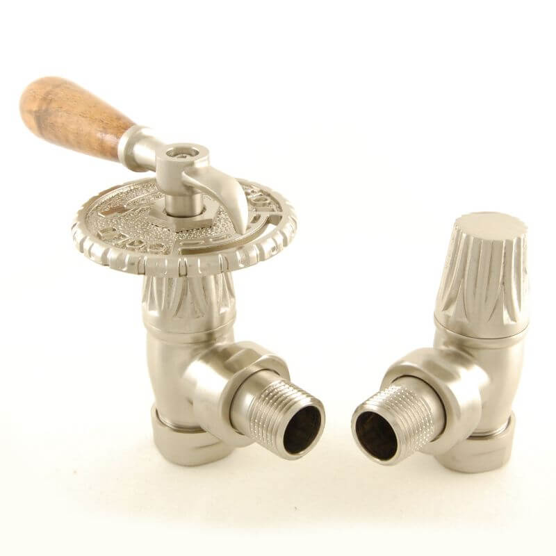BEN-LEV-SN_800-1.jpg Bentley Lever Traditional Radiator Valve - Silver (Manual)