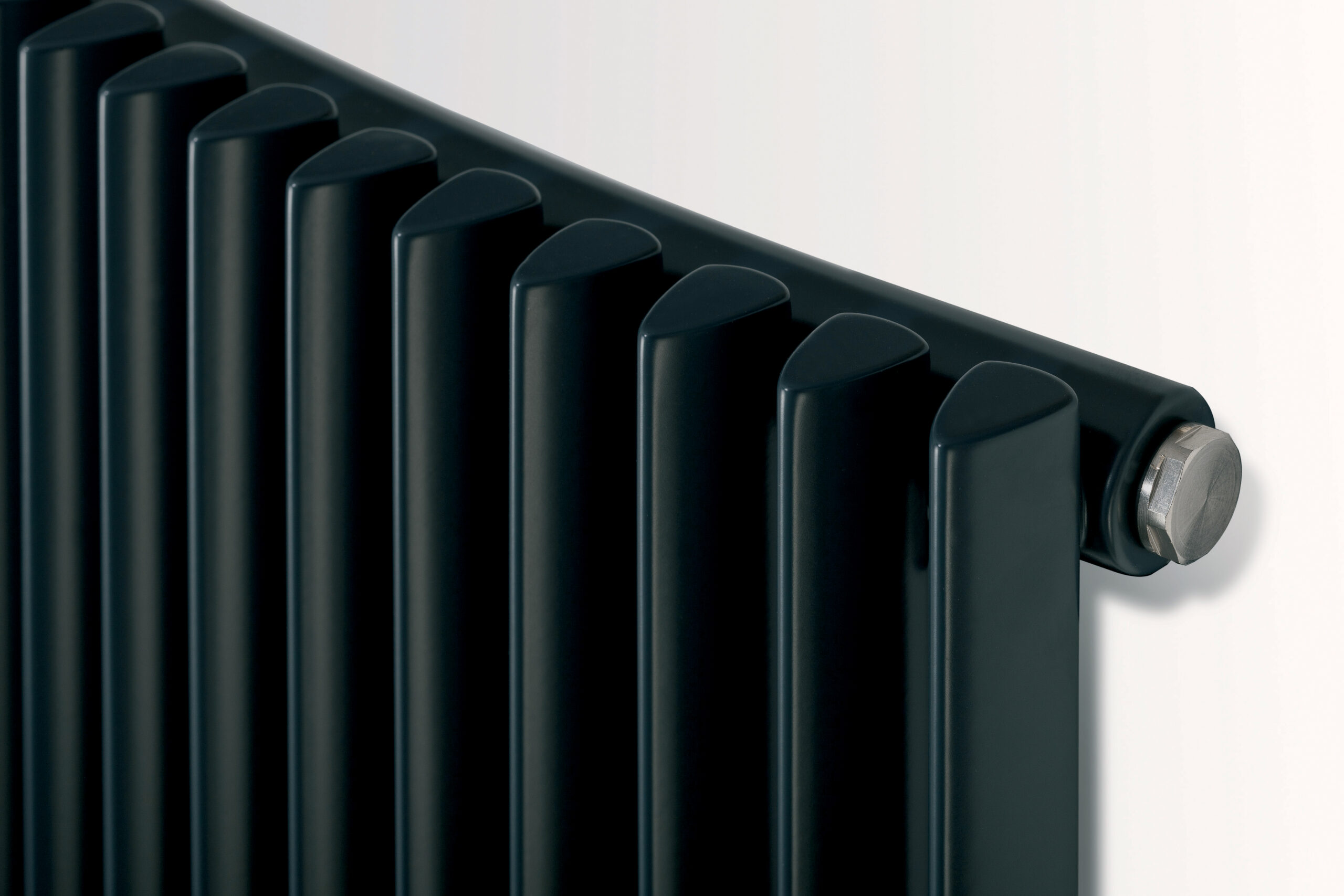 Corus-Curved-Detail-Anthracite-scaled-2.jpg Corus Curved Single Vertical Designer Radiator, Supplied with Central Connection (WHITE)