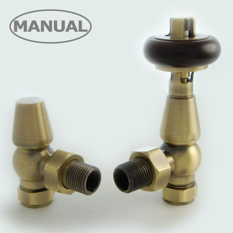 ETO-AG-AB_800-1.jpg Eton Traditional Radiator Valve - Antique Brass (Angled Manual)