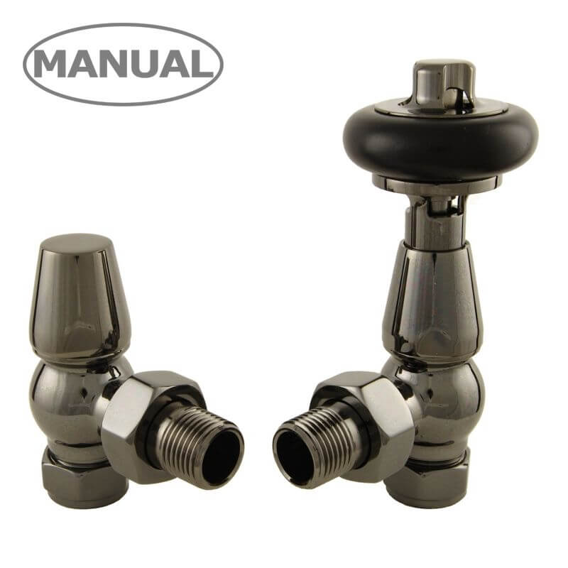 ETO-AG-BL_800-1.jpg Eton Traditional Radiator Valve - Black Nickel (Angled Manual)