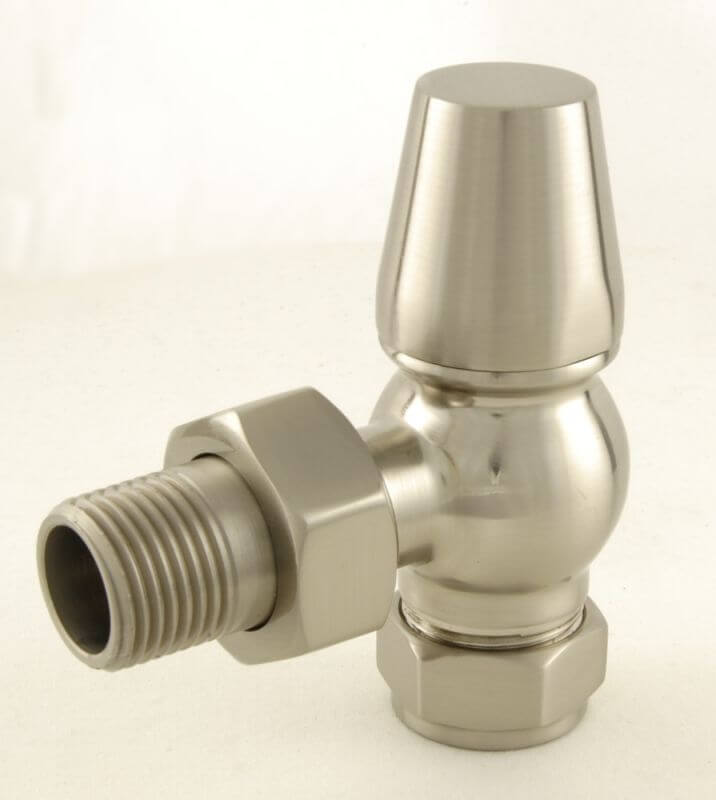 ETO-AG-SN-LS_800-1.jpg Eton Traditional Radiator Valve - Satin Nickel (Angled Manual)