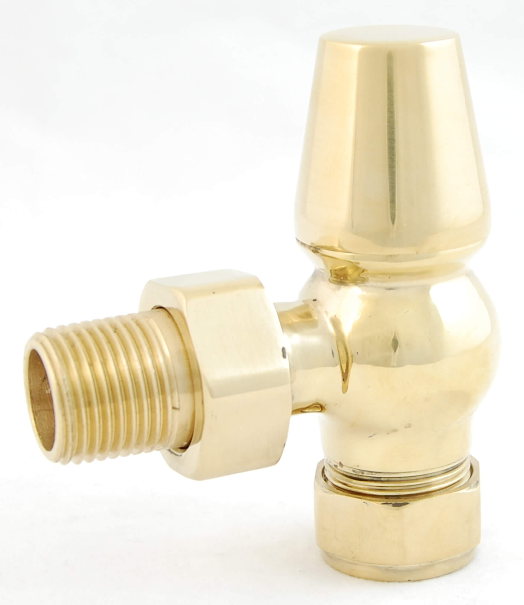 ETO-AG-UB-ALT03-1.jpg Eton Traditional Radiator Valve - Un-Lacquered Brass (Angled Manual)