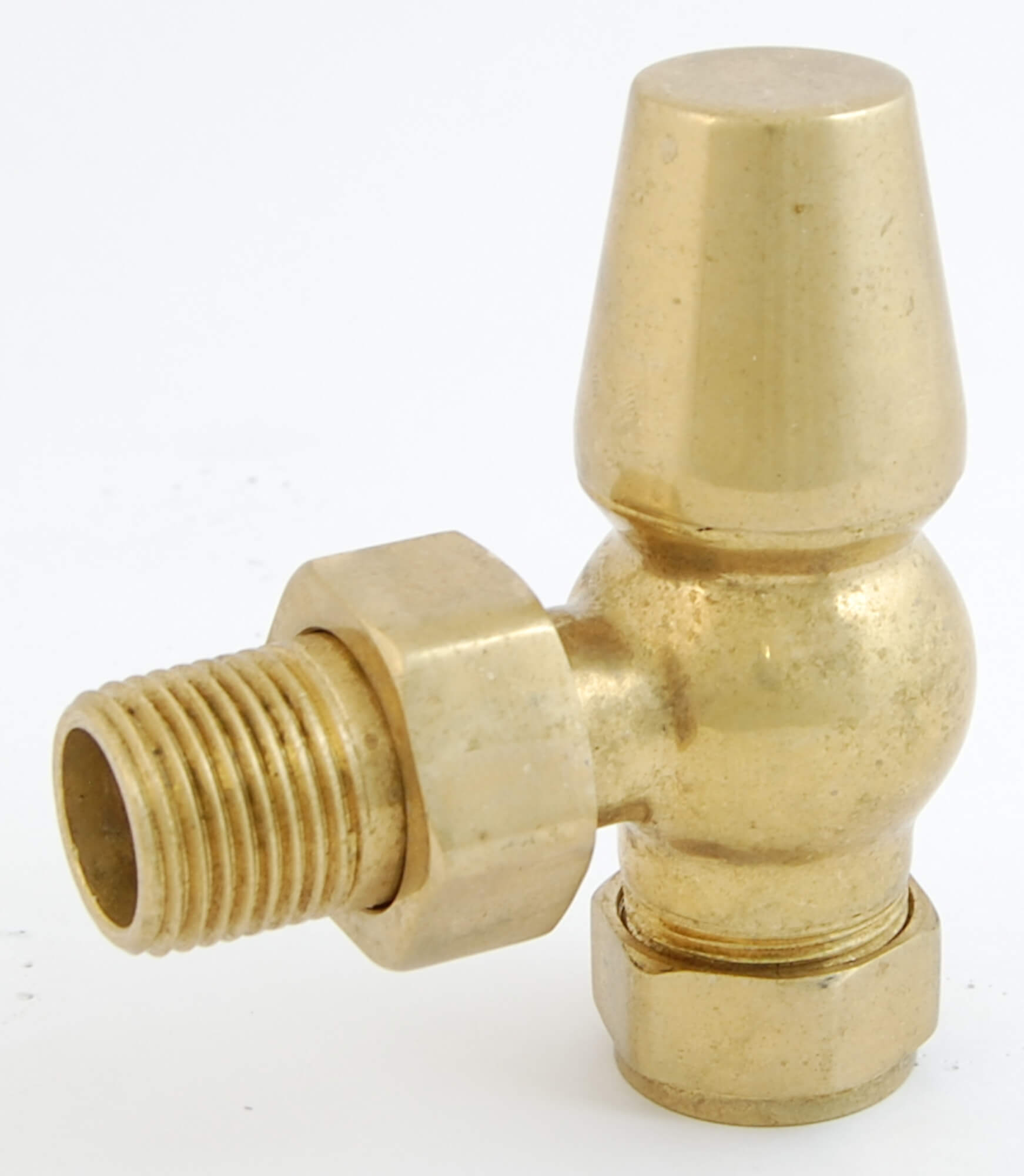 ETO-AG-UB-ALT04-1.jpg Eton Traditional Radiator Valve - Un-Lacquered Brass (Angled Manual)
