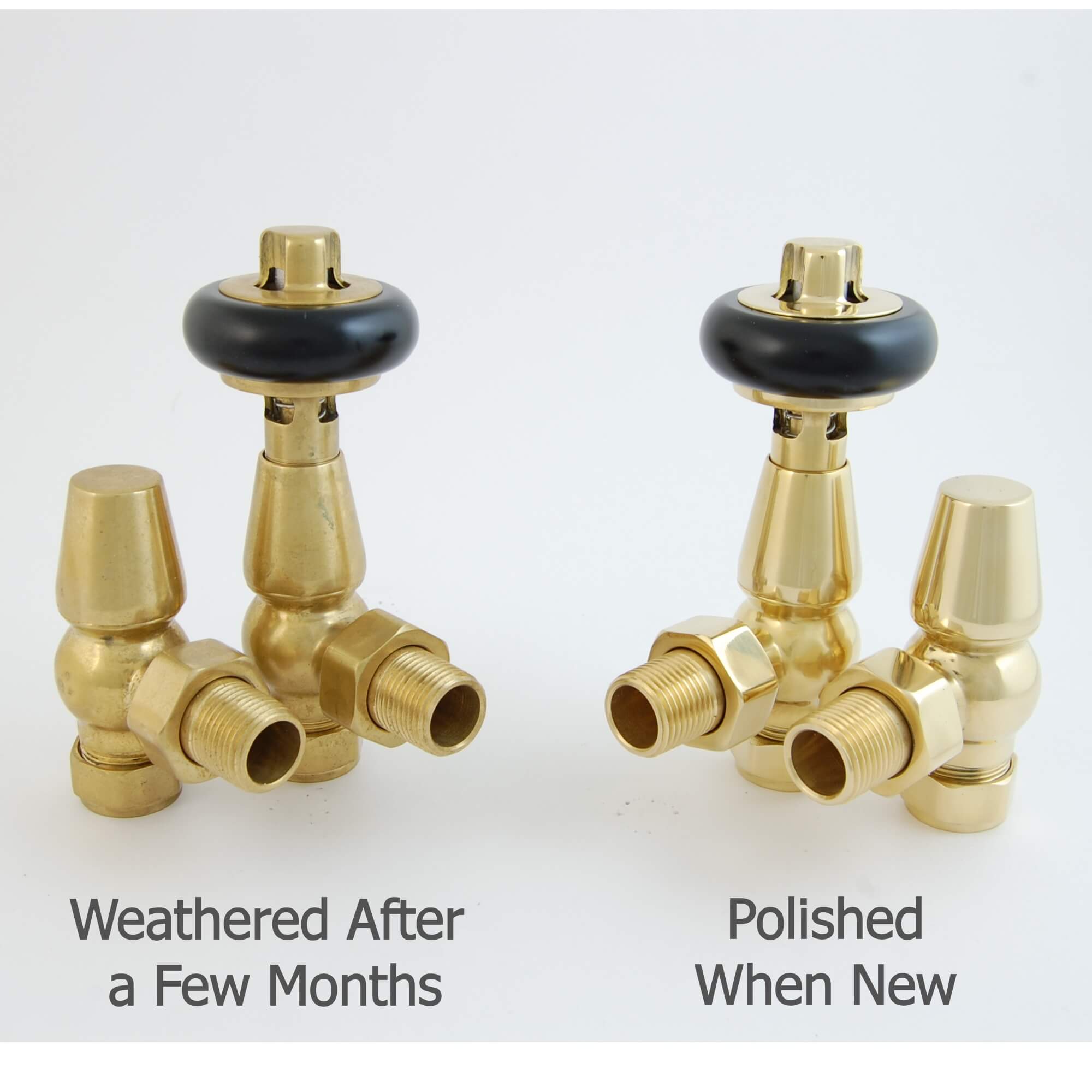 ETO-AG-UB-COM01-1.jpg Eton Traditional Radiator Valve - Un-Lacquered Brass (Angled Manual)
