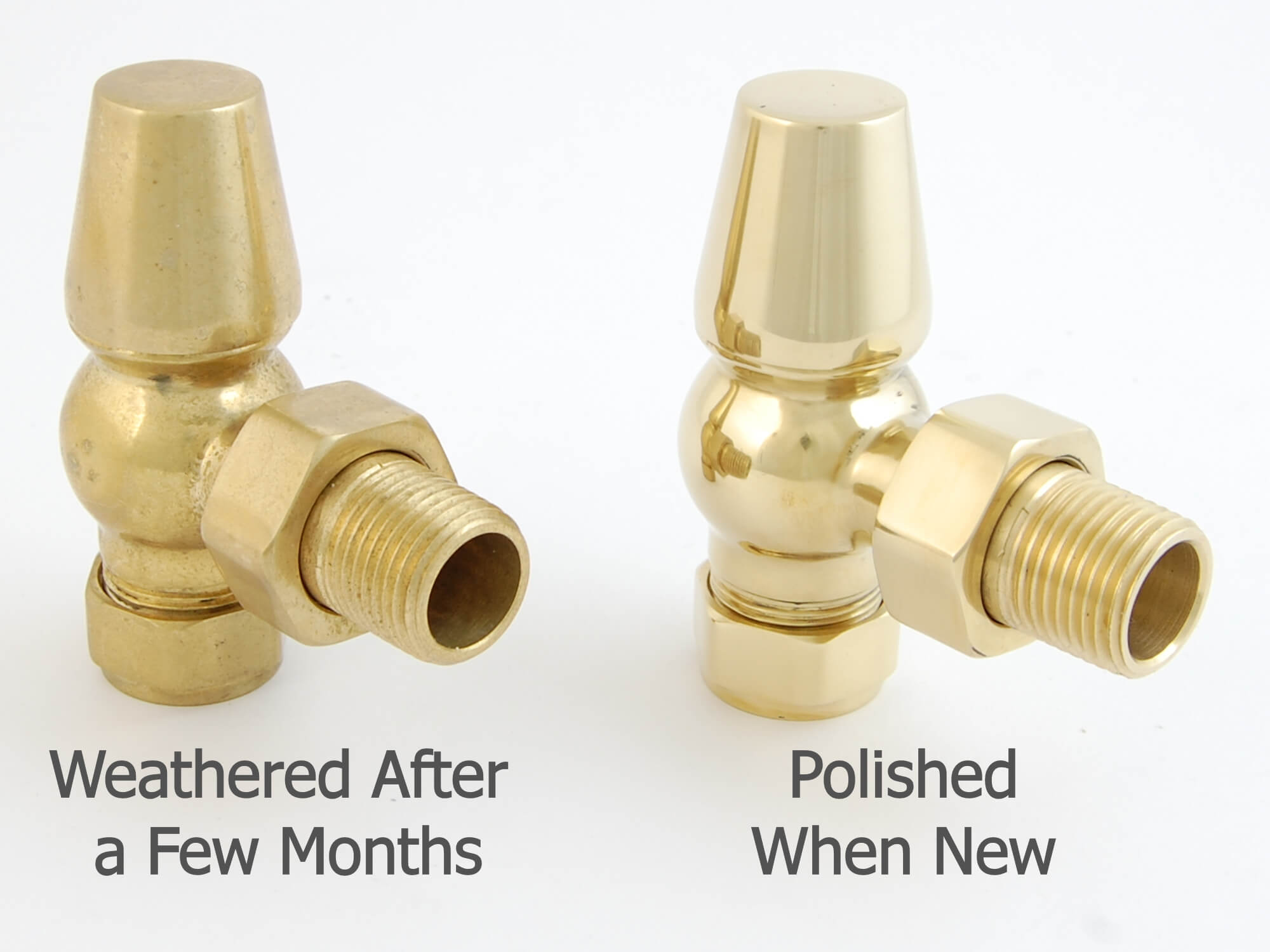 ETO-AG-UB-COM02-1.jpg Eton Traditional Radiator Valve - Un-Lacquered Brass (Angled Manual)