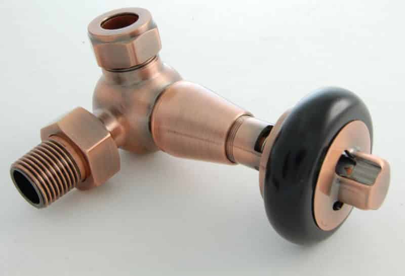 ETO-CR-AC-CU00_800-1.jpg Eton Traditional Radiator Valve - Antique Copper (Corner Manual)