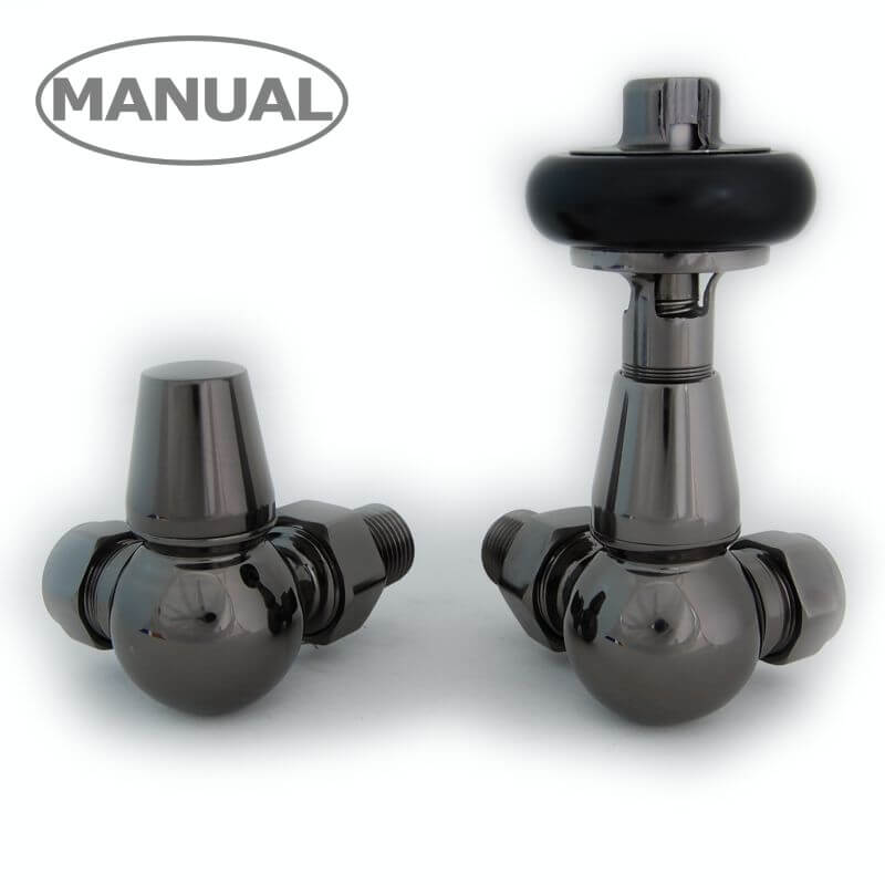 ETO-CR-BL_800-1.jpg Eton Traditional Radiator Valve - Black Nickel (Corner Manual)
