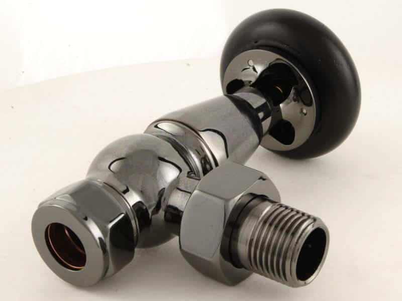 FAR-AG-BL-WH_800-1.jpg Faringdon Traditional Thermostatic Radiator Valve - Black Nickel (Angled TRV)