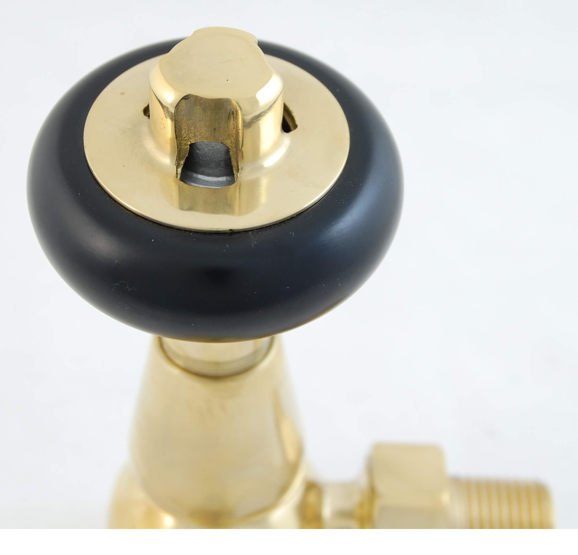 FAR-CR-UB-ALT03-1.jpg Faringdon Traditional Thermostatic Radiator Valve - Un-Lacquered Brass (Corner TRV)