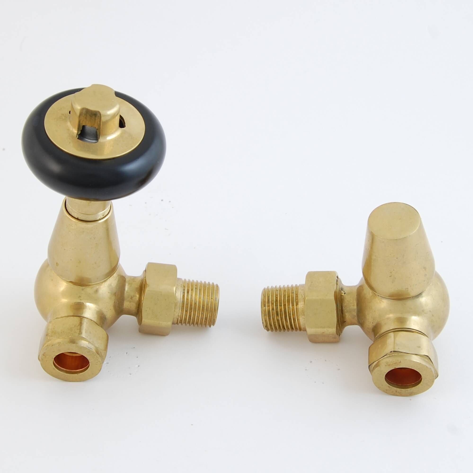 FAR-CR-UB-ALT06-1.jpg Faringdon Traditional Thermostatic Radiator Valve - Un-Lacquered Brass (Corner TRV)
