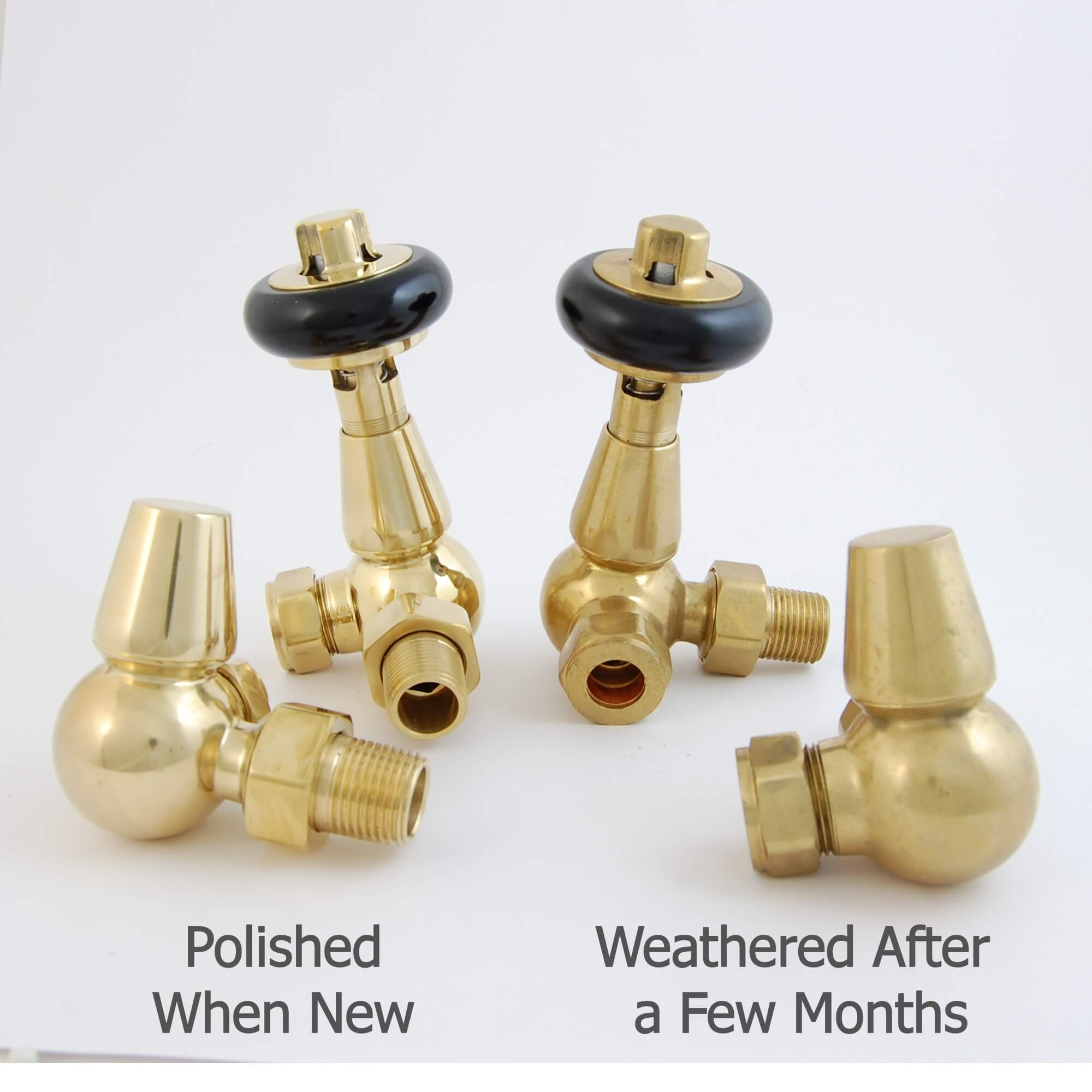 FAR-CR-UB-COM01-1.jpg Faringdon Traditional Thermostatic Radiator Valve - Un-Lacquered Brass (Corner TRV)