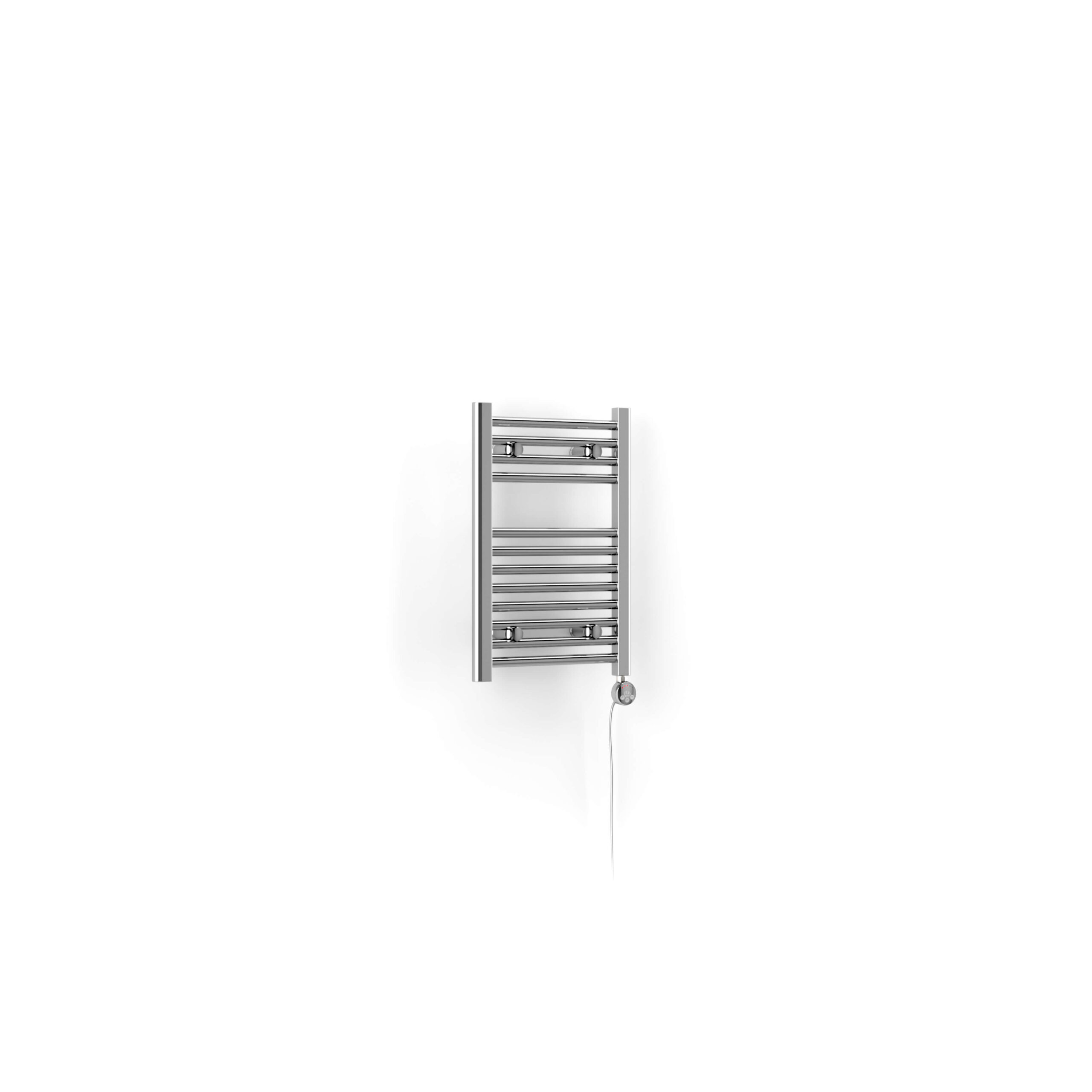 LEO_600_400_chrome_MEG_angled-scaled-2.jpg Terma Leo Chrome Electric Designer Towel Rail
