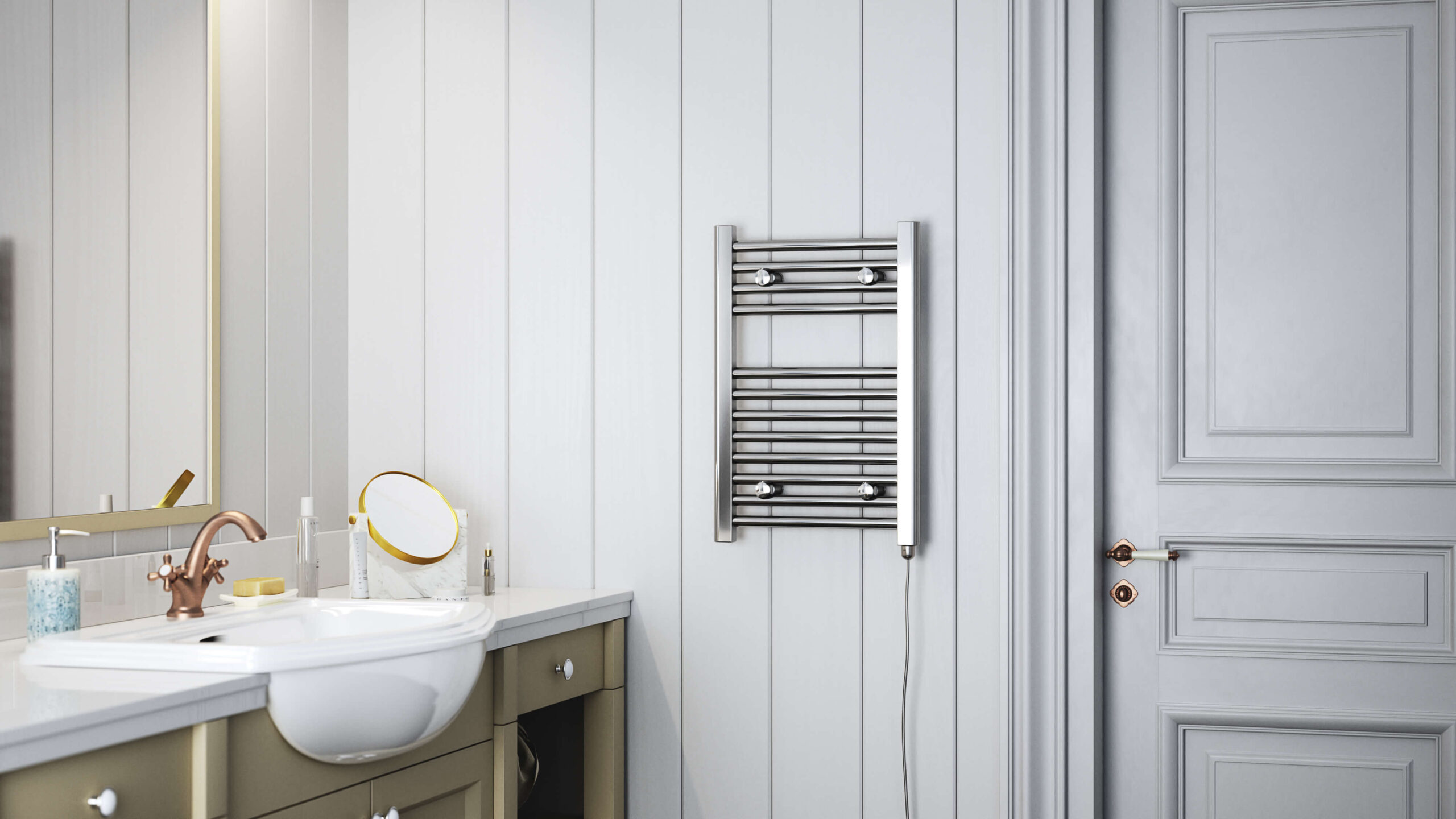 LEO_600_400_chrome_SIM_interior-scaled-2.jpg Terma Leo Chrome Electric Designer Towel Rail