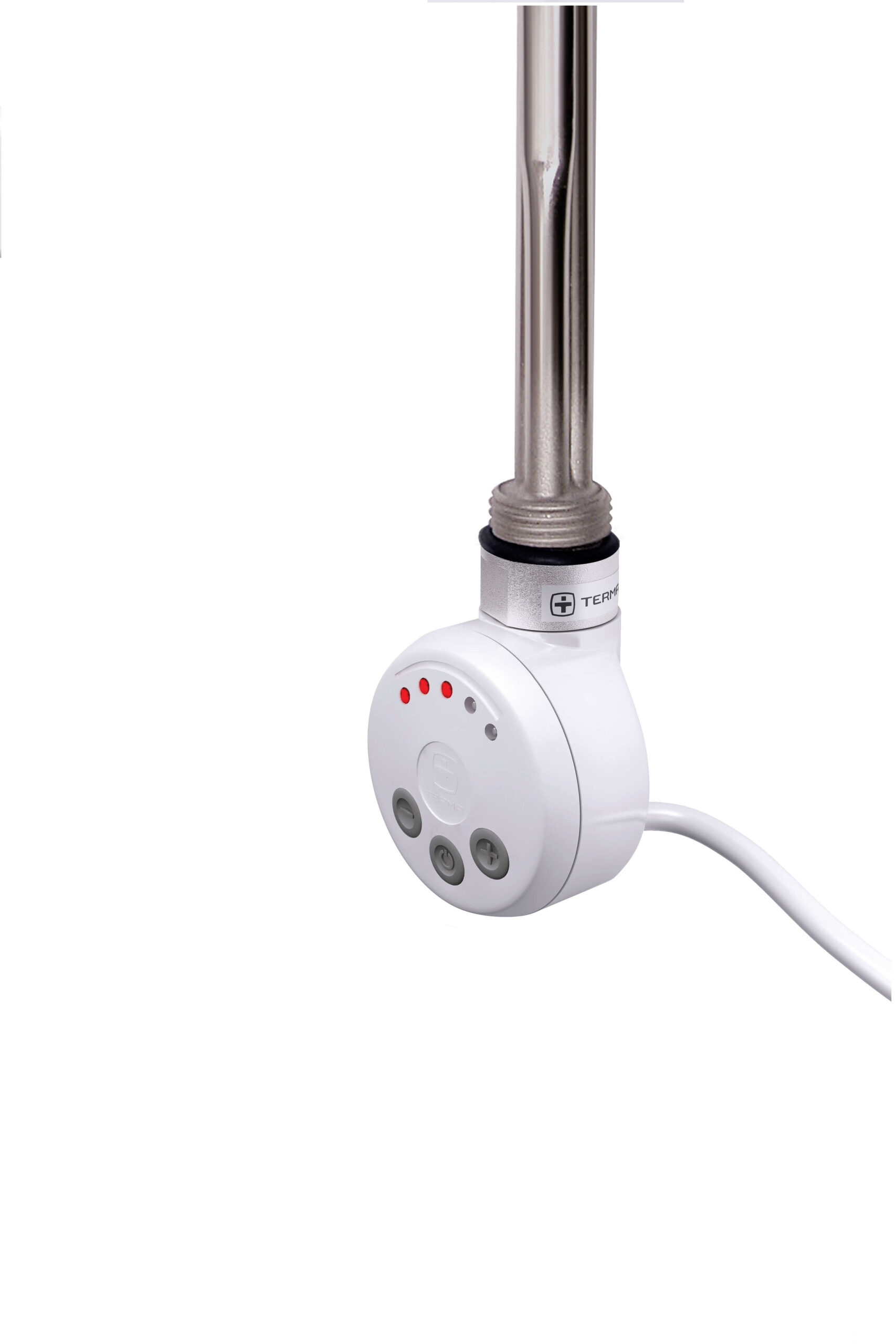 MEG20white-scaled-2.jpg Terma MEG Thermostatic Heating Element – White with White Cable