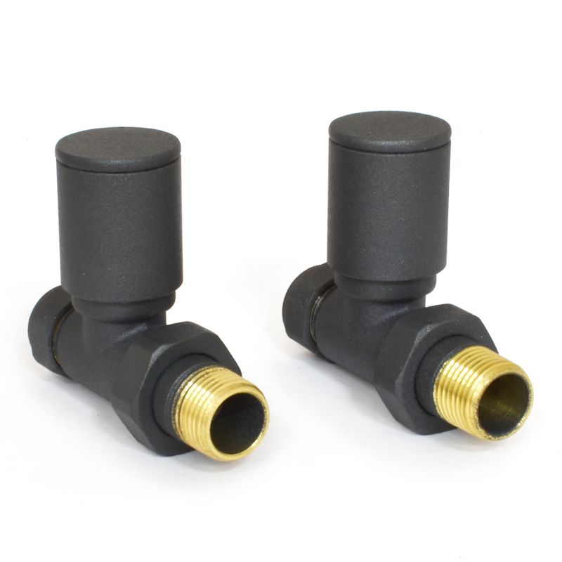 MILAN-2-ST-A_800-1.jpg Milan Straight Anthracite Radiator Valves (Pair)