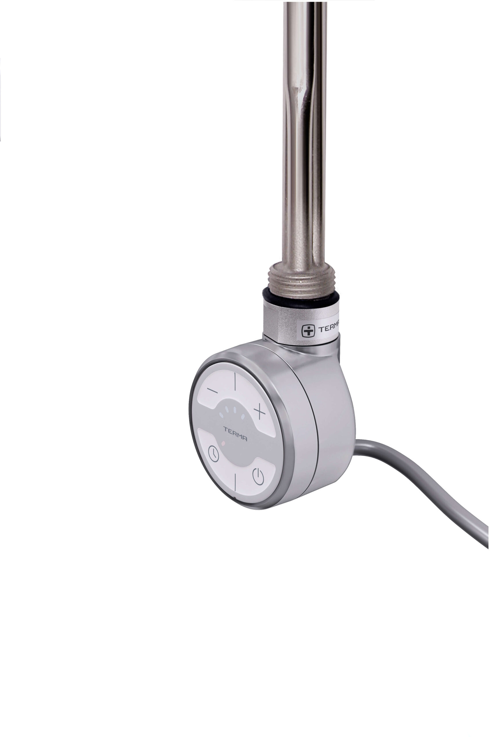 MOA20silver-scaled-2.jpg Terma MOA Thermostatic Heating Element – Silver with Grey Cable