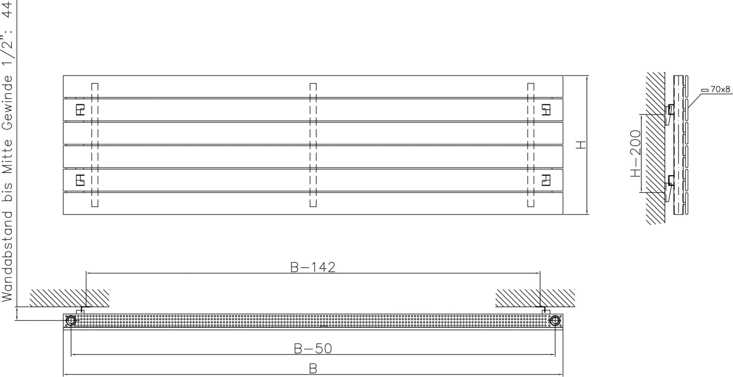 Mars-Horizontal-Deluxe-Drawing-scaled-2.jpg Mars Deluxe Horizontal Designer Radiator (White)