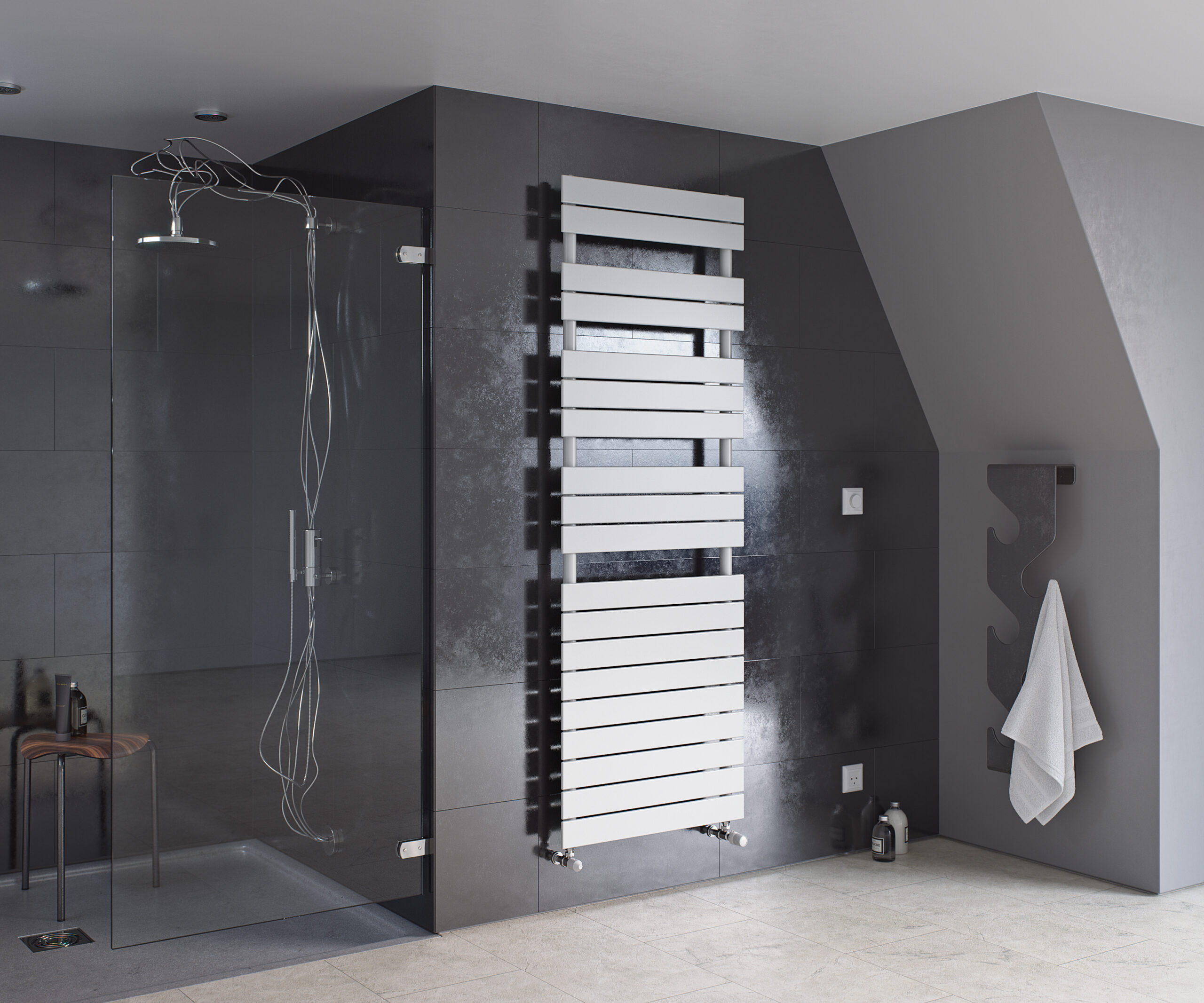 Mars-Primus-White-scaled-2.jpg Mars Primus Vertical Designer Towel Radiator (WHITE)