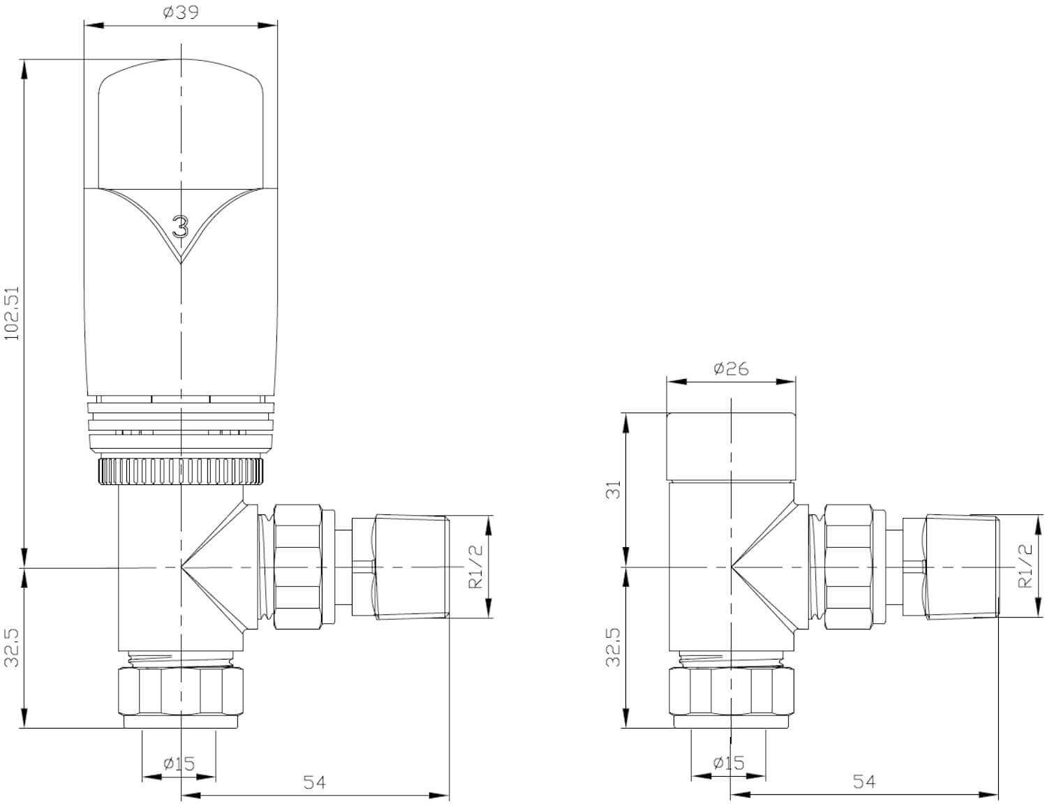 REALM-2-AG-LINE_1500-3.jpg Realm Angled Thermostatic Radiator Valve White Wheel-head & Lock-shield