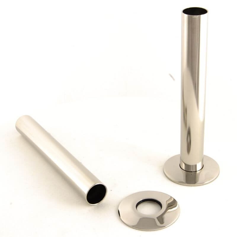 SLEEVE-130-N_800-1.jpg Polished Nickel Designer Radiator Valve Sleeving Kit (pair)