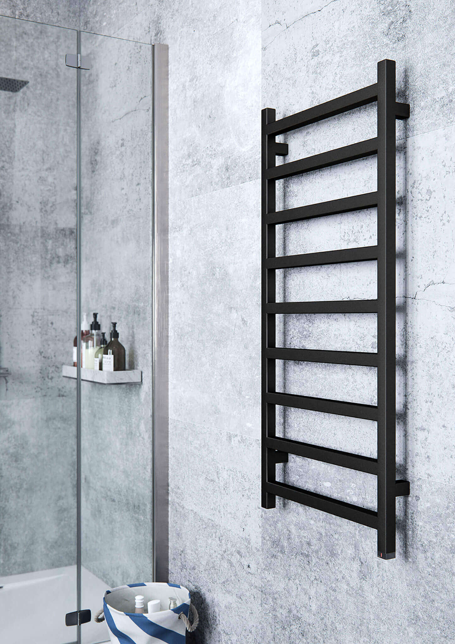 Terma-Simple-One-Radiator-1.jpg Terma Simple One Electric Designer Towel Rail