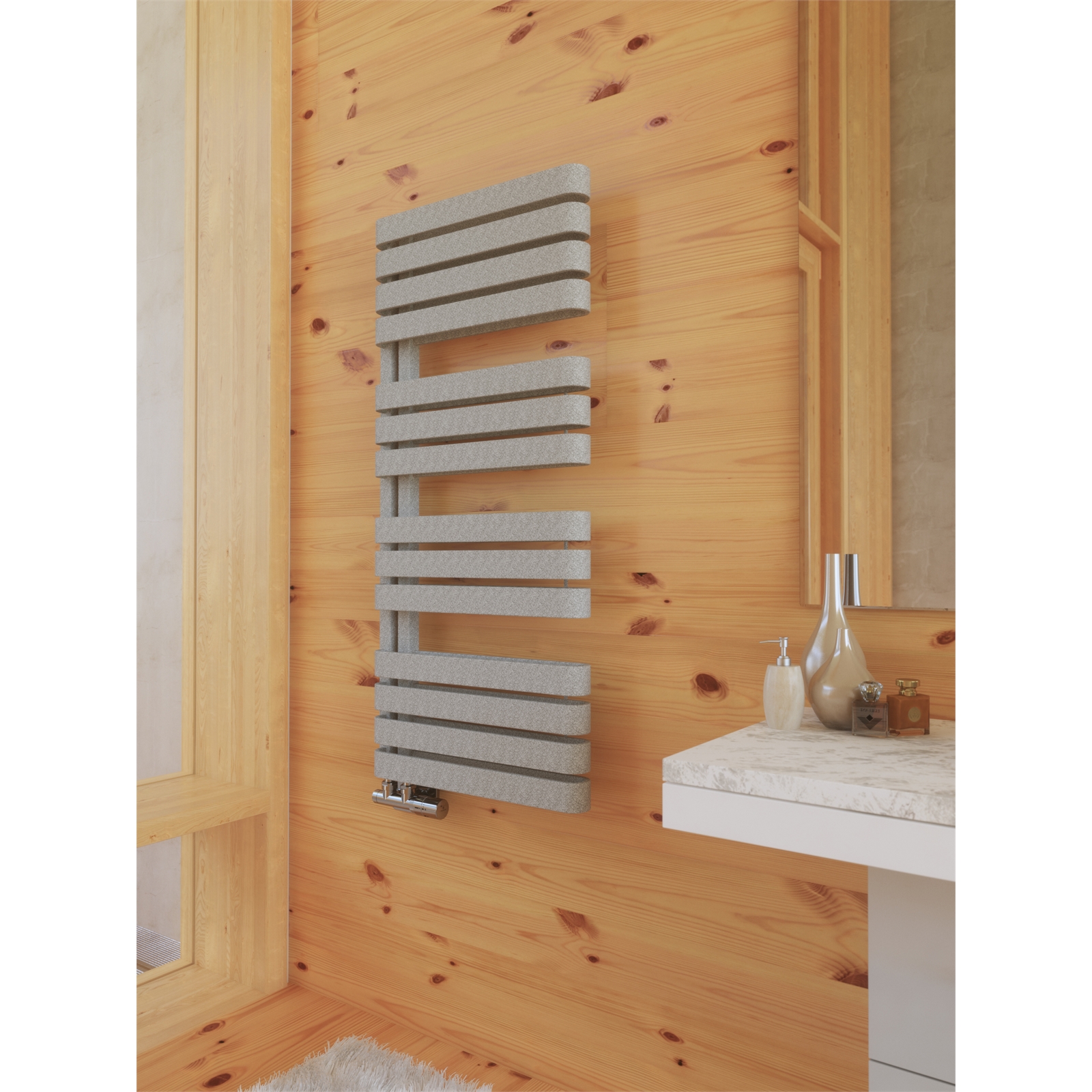 Terma-Warp-S-Towel-Warmer-1100-x-500-Salt-and-Pepper-1.jpg Terma Warp S Designer Towel Warmer 1100 x 500 Salt and Pepper