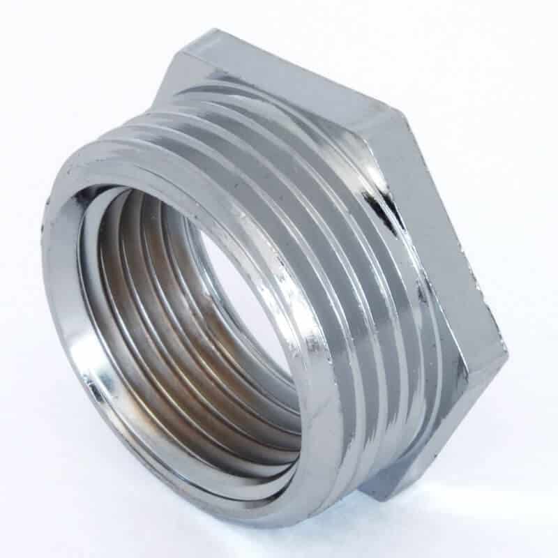 W-12-34-C_800-1.jpg ¾ inch BSPT x ½ inch BSPP M/F Bush Chrome - Single