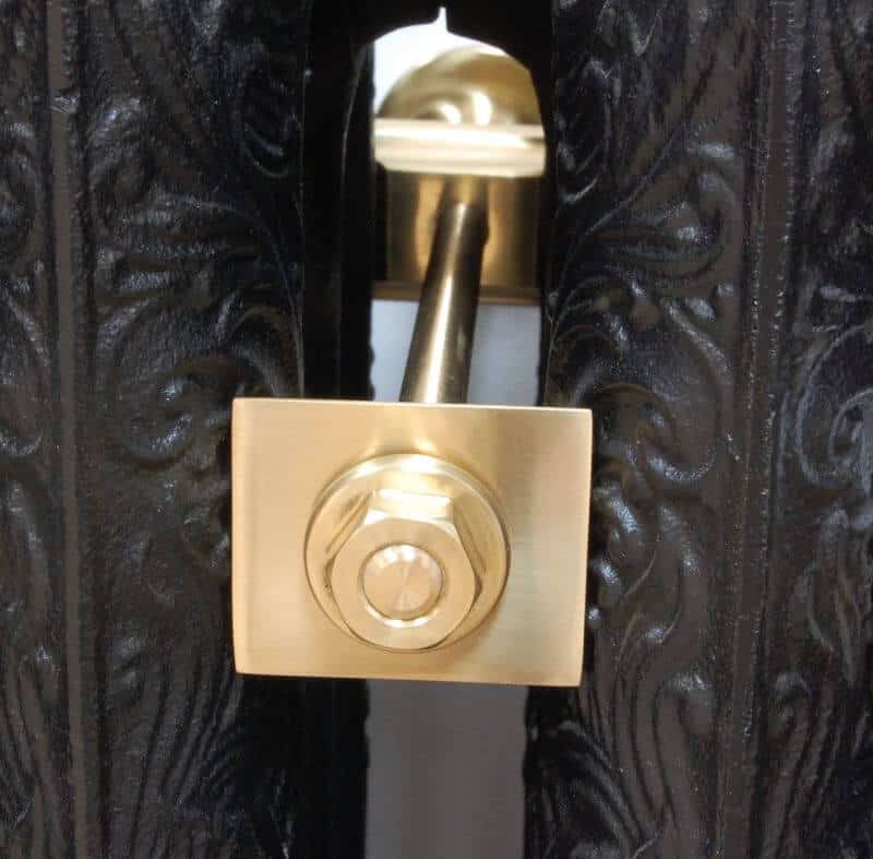 W-TRS-LUX-B-LS_800-1.jpg Cast Iron Designer Radiator Luxury Wall Stay Bracket - Polished Brass