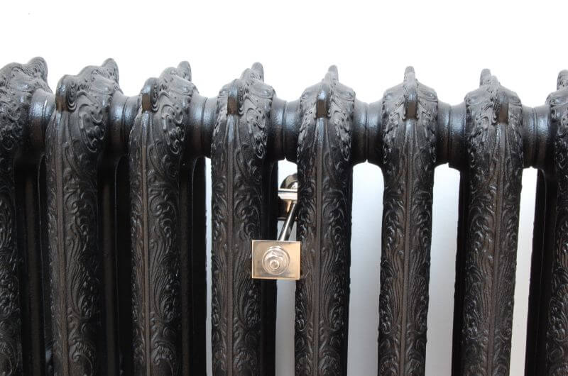 W-TRS-LUX-N-LS01_800-1.jpg Cast Iron Designer Radiator Luxury Wall Stay Bracket -Polished Nickel
