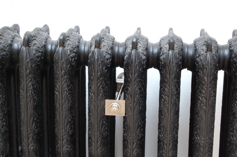W-TRS-LUX-SN-LS01_800-1.jpg Cast Iron Designer Radiator Luxury Wall Tie - Satin Brushed Nickel