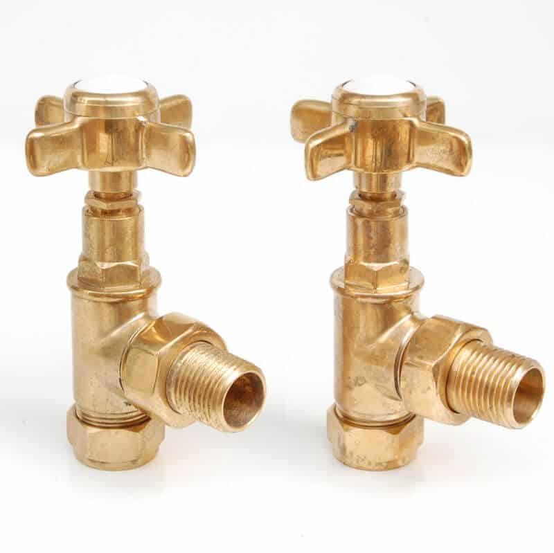WESTMIN-AG-UB_800-1.jpg Westminster Cross-head Rad Valves Angled Un-Lacquered Brass