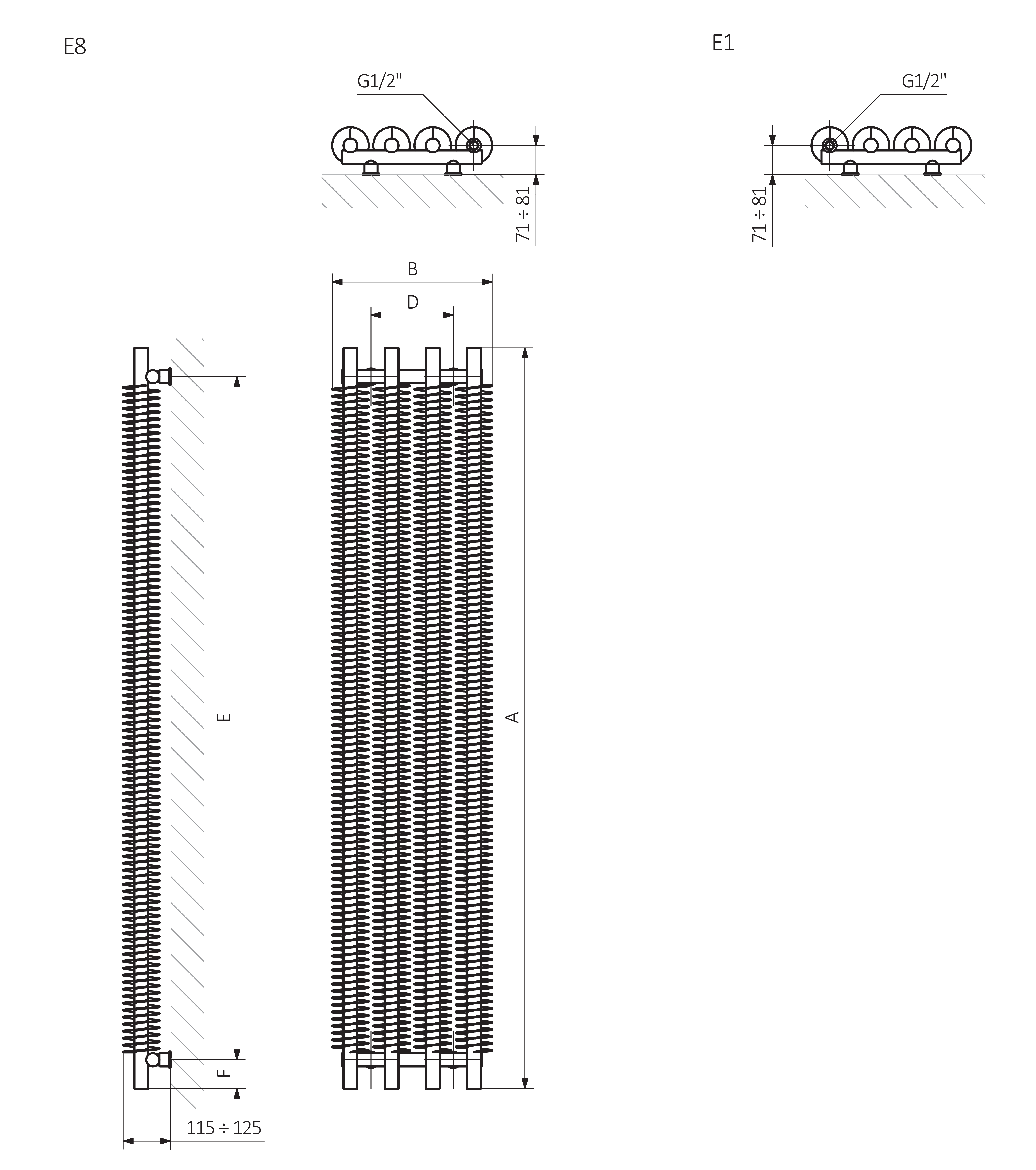 ribbon_v_e-techniczny-1.png Terma Ribbon Vertical Electric Designer Radiator