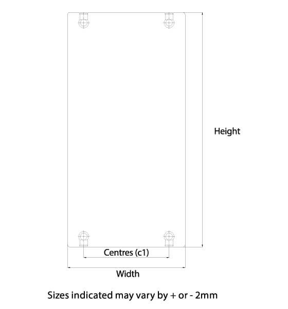 type10-face-on-4.jpg K-Flat Kompact Vertical Type 10 Single Panel (No Side Panels) Designer Radiator